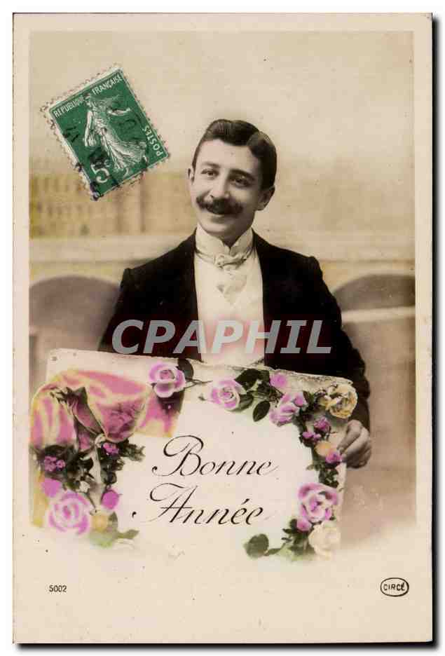 CPA Fantaisie Fantasy Bonne annee