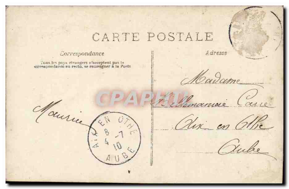 Enfant avec bouquet de fleurs — Anniversaire — éditeur inconnu, n° 626 — Back