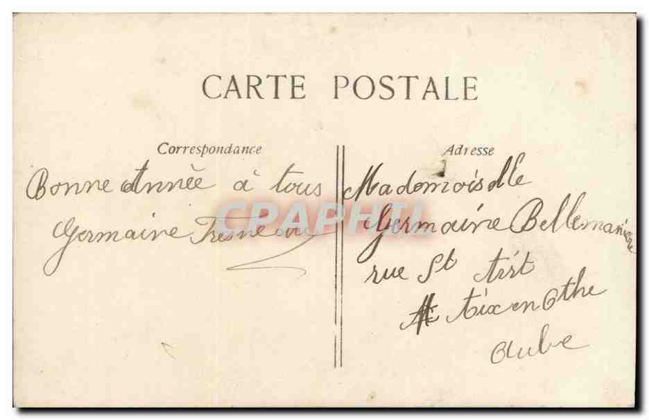 Donna con corona di fiori — Buon Anno — Circe, n° 5039 — Verso
