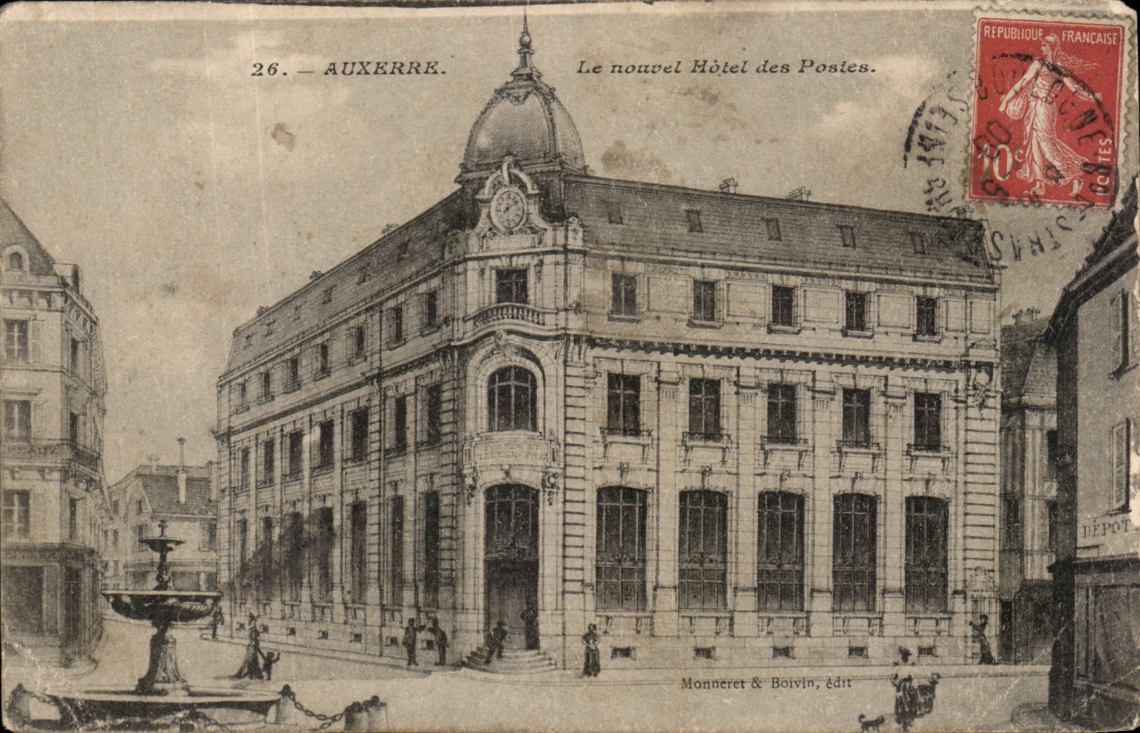 Auxerre CPA Hotel des Postes
