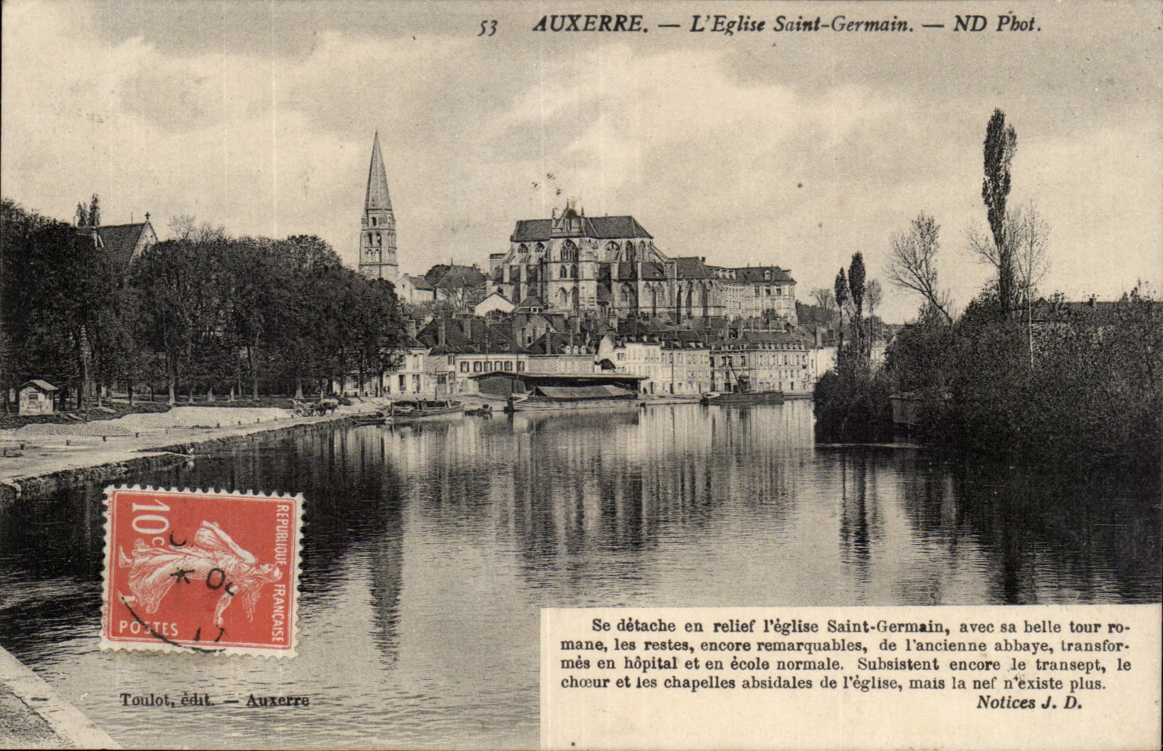 Auxerre CPA Eglise Saint Germain