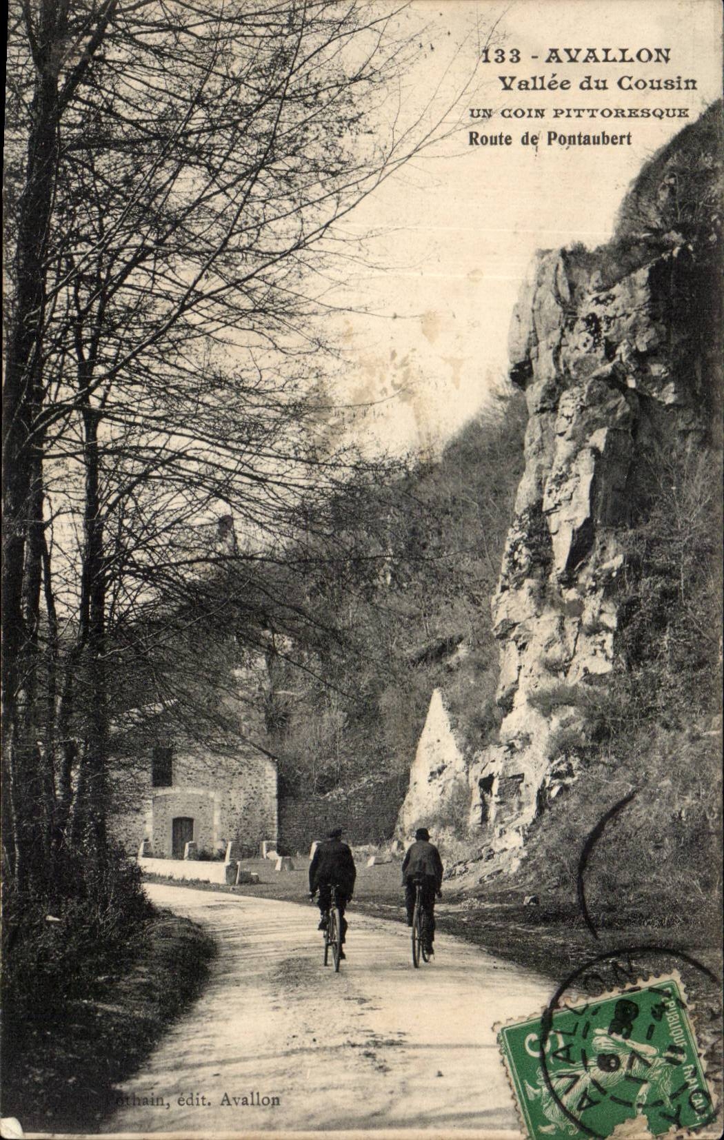 Avallonn - Vallée du Cousin — Un coin pittoresque — Athain, édit. Avallonn, n°133