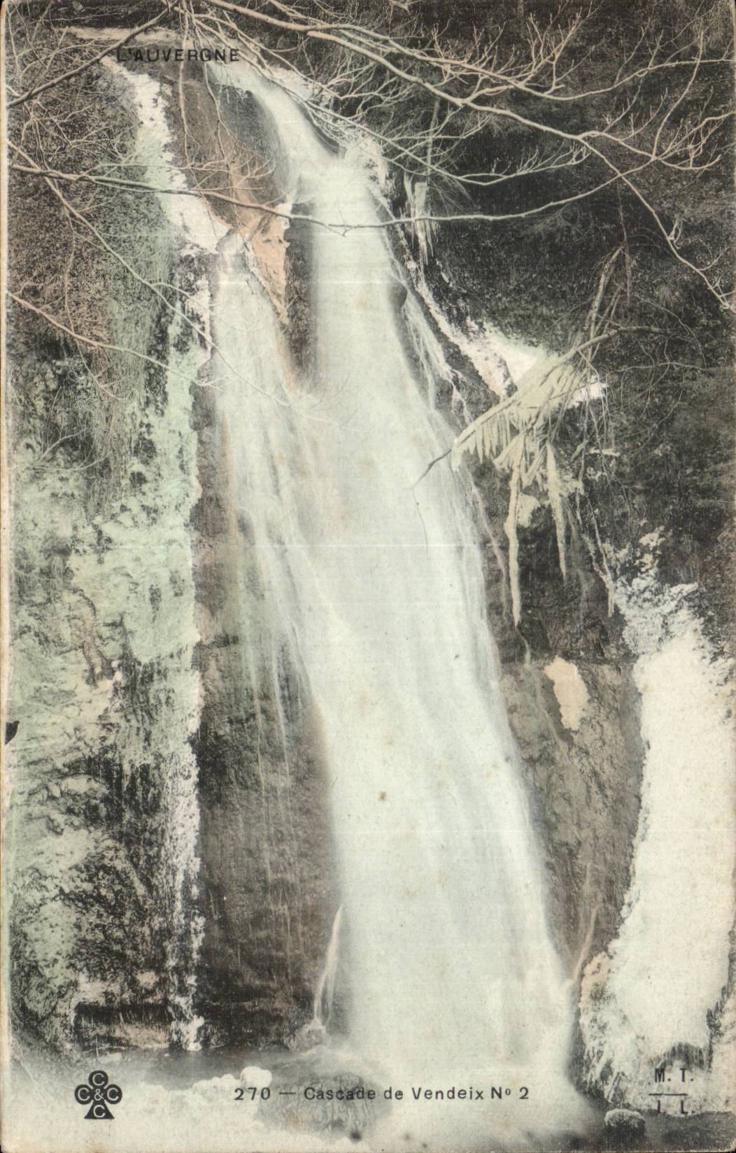 CPA Cascade du Vendeix Auvergne