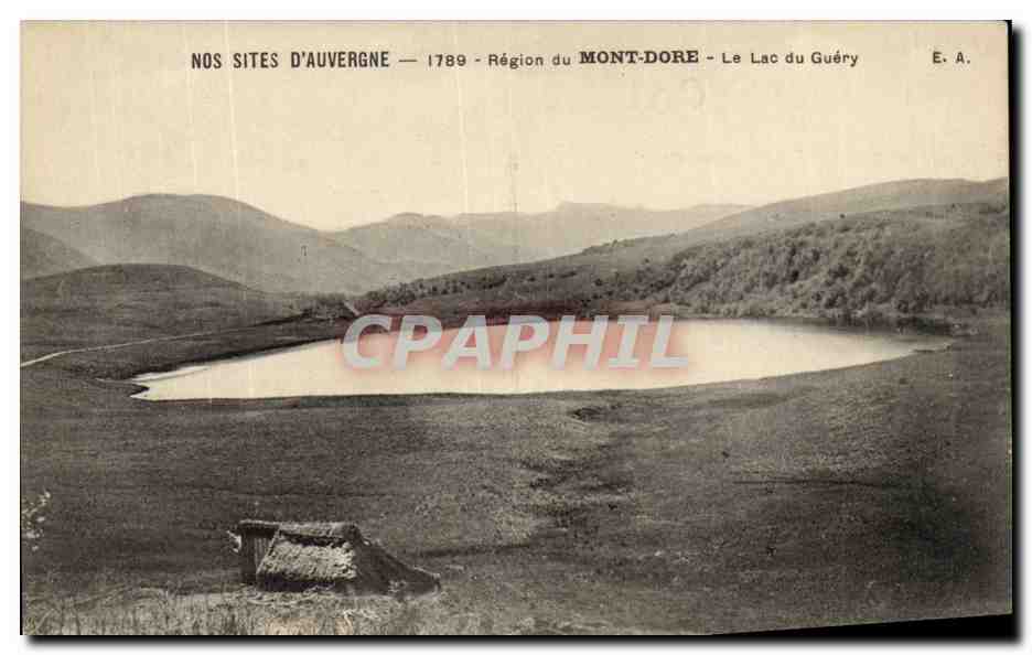 Le mont Dore CPA Le lac du Guery