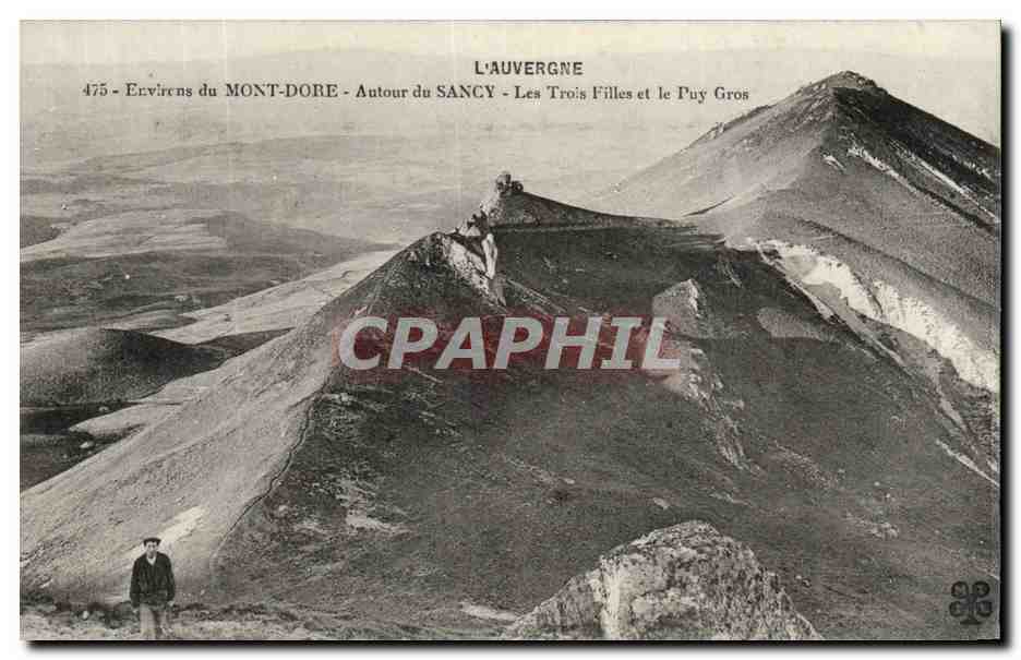 Le mont Dore CPA Autour du Sancy Les trois filles et le Puy GRos