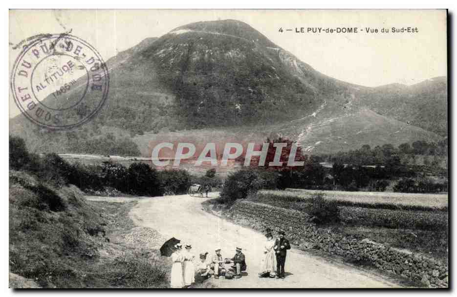 Mont Dore CPA Vue du sud Est