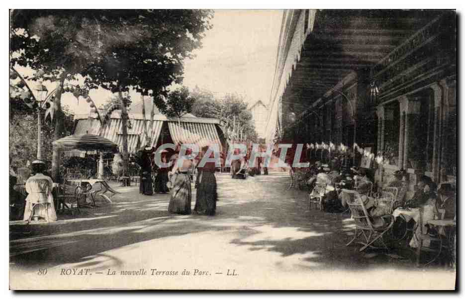 Royat — La nouvelle Terrasse du Parc — LL.