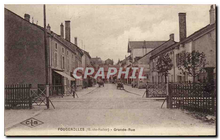 Fougeroles - Grande Rue - CPA 