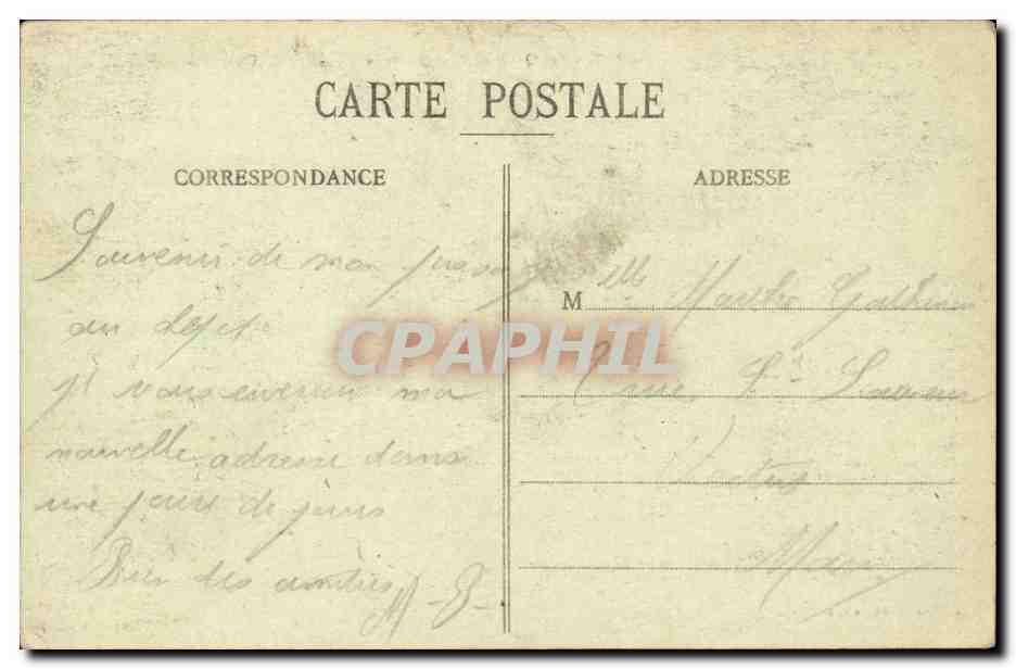 Gray - Les Quais au Pont Suspendu - bateau - CPA  — Rückseite