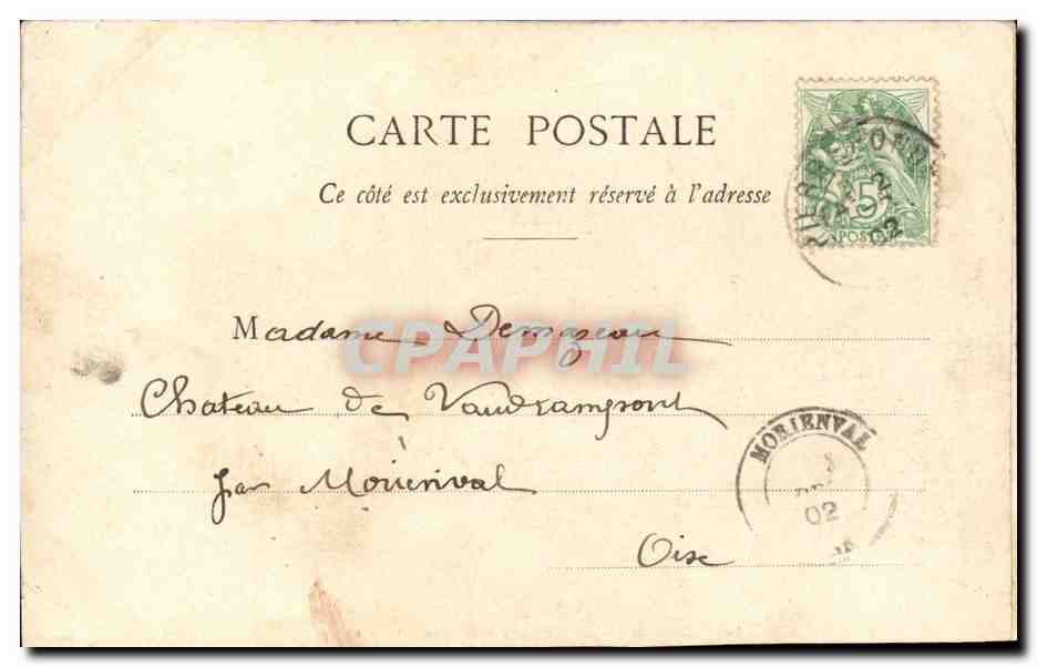 Pont de Planches - Mairie et L'Eglise - CPA  — Rückseite