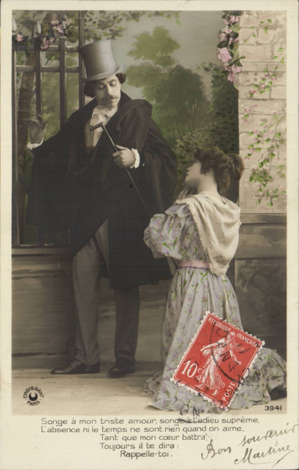 Amour et Absence — scène de théâtre — Croissant, Paris, n°3941
