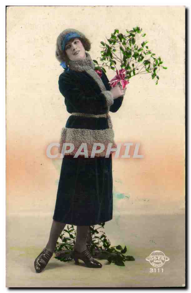 Fantaisie - Femme - Woman in style with knockout shoes - CPA 