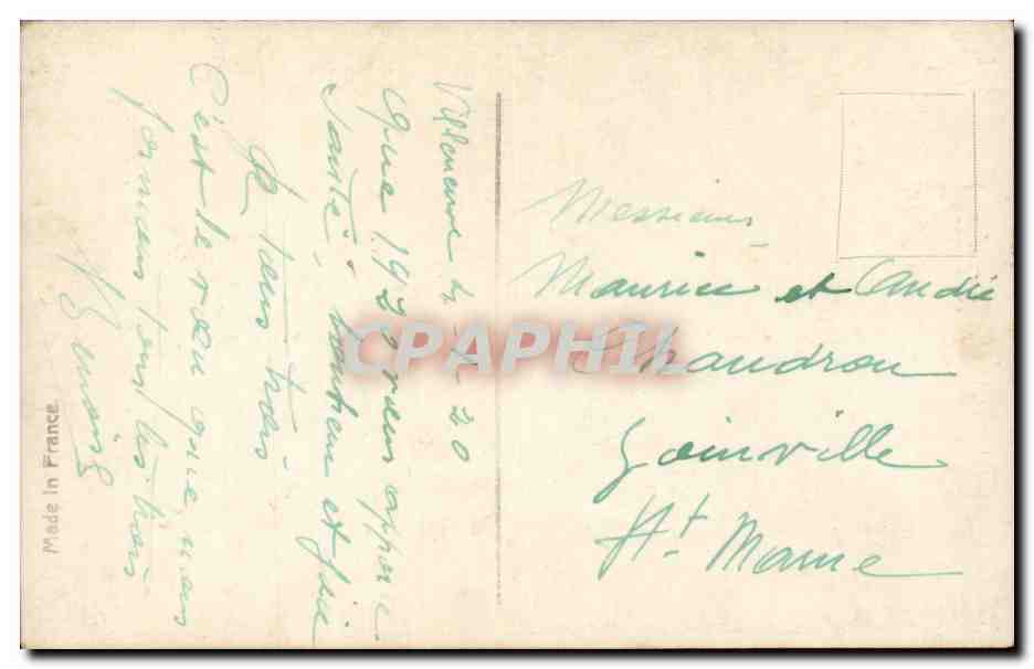 Fantaisie - Bonne Annee - Fleurs dans une botte - CPA  — Verso