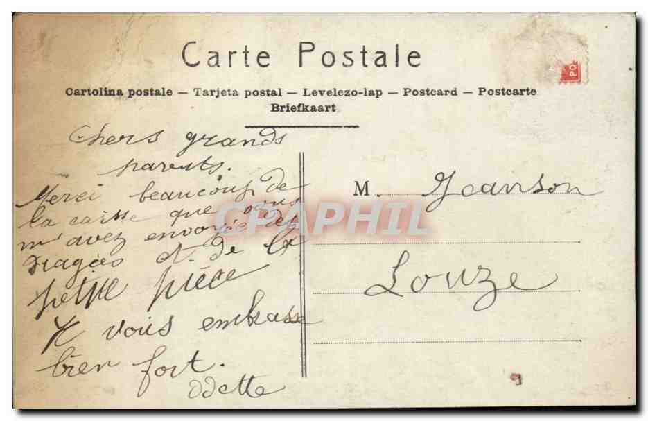 Fantaisie Enfant - Le Grand Pere ls Trouve Beaux Du viel arbre ils sont les rameaux - CPA  — Rückseite