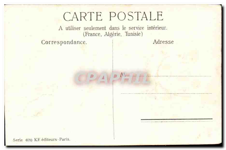 Fleur ornée de strass — Bonne Fête — éditeur KF, série 670 — Back