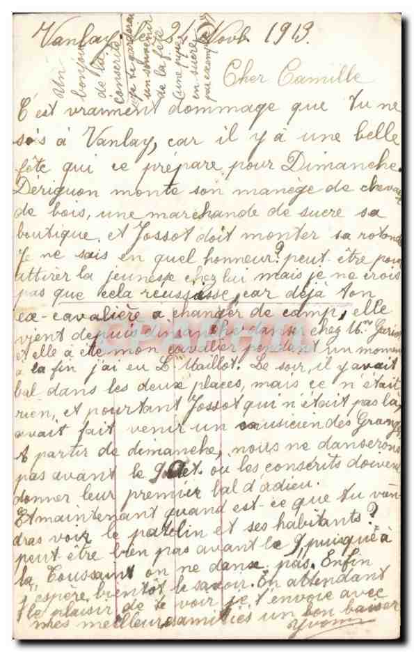 Femme en robe verte ornée de roses — phototypie signée 'Maud' — n° 679 — Reverso