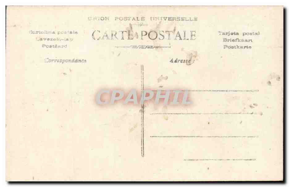 Fantaisie - Couple - Un baiser mieux qu'un poisson - filet pecheur - CPA  — Rückseite
