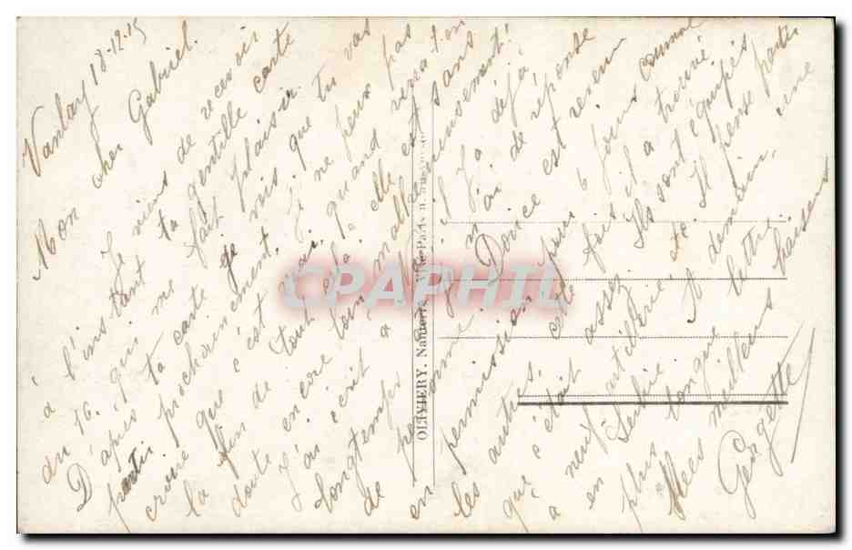 La Amistad alegraba — Soldado y joven mujer — Ouvrery, Nohant — Reverso