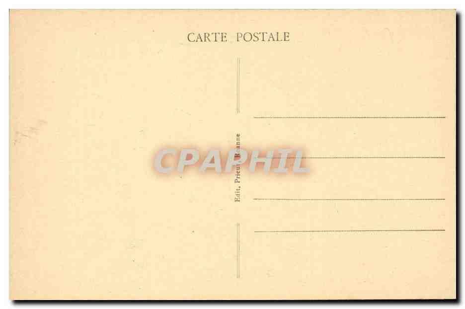 Roanne CPA Rue du lycee Nouvel hotel des Postes — Rückseite