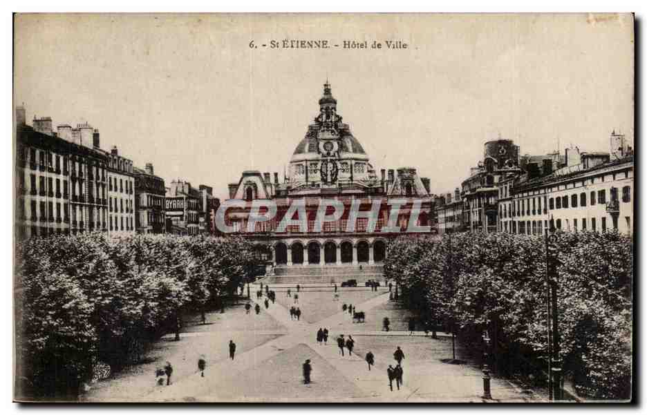 Saint Etienne CPA Hotel de ville