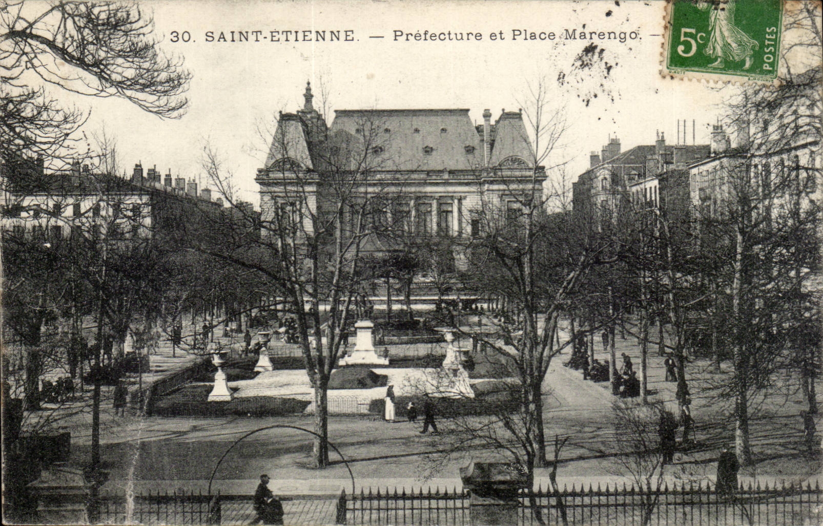 Saint Etienne CPA Prefecture et place Marengo