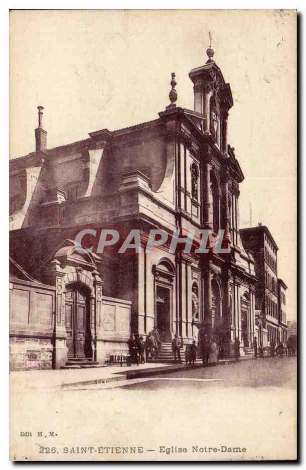 Saint Etienne CPA Eglise Notre Dame
