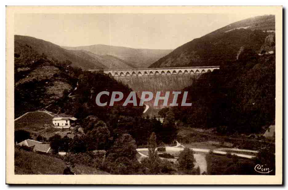 CPA Le barrage de la Tache a Roanne (dam)