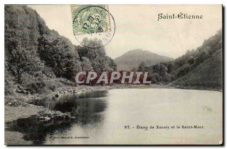 Saint Etienne CPA Etang de Xenois et le Saint Mont