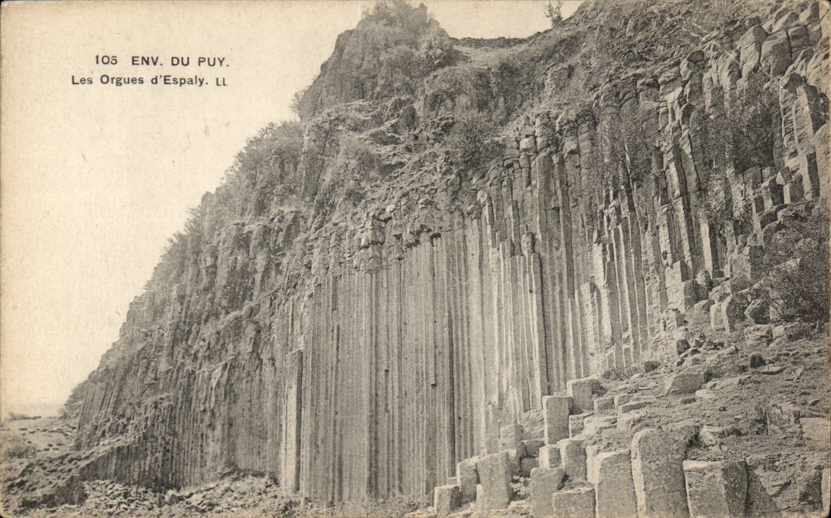 Environs du Puy en VElay CPA Les orgues d'Espaly