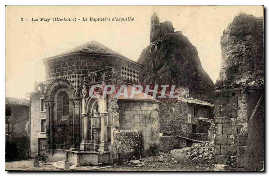 Le Puy CPA Le baptistere d'Aiguilhe