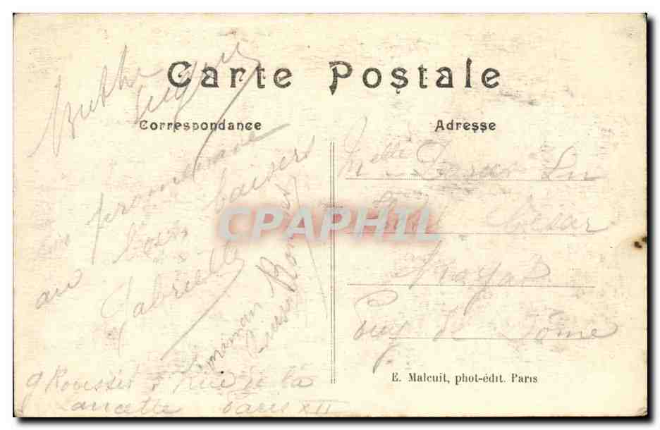 Vincennes CPA Lac Daumesnil vers le lac Daumesnil — Verso