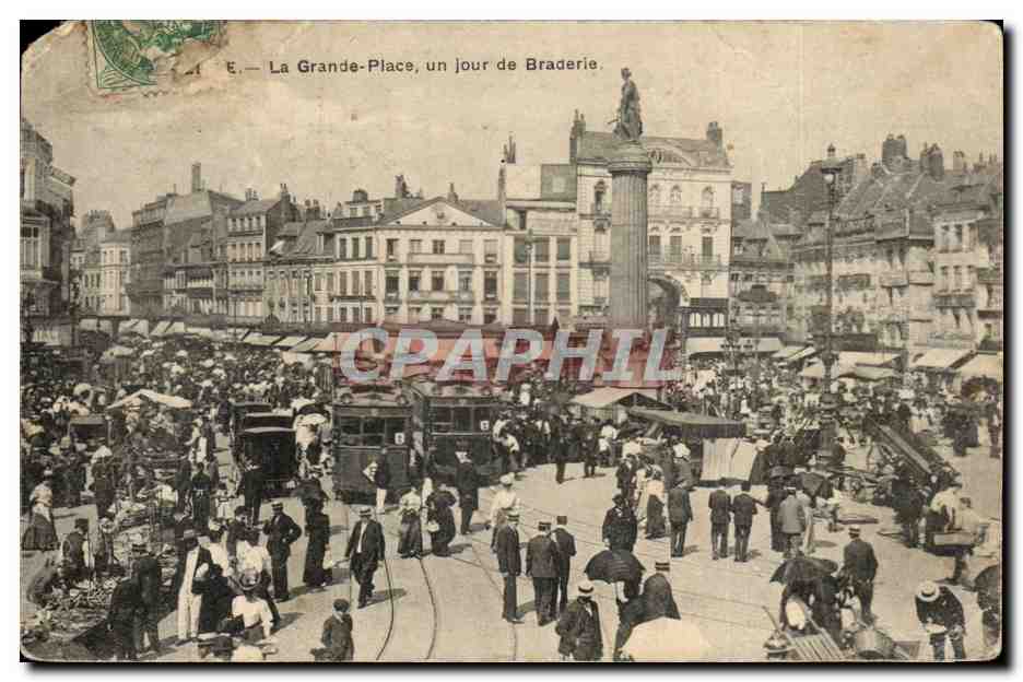 La Grande-Place, un jour de Braderie — Éditeur E. — N° 5