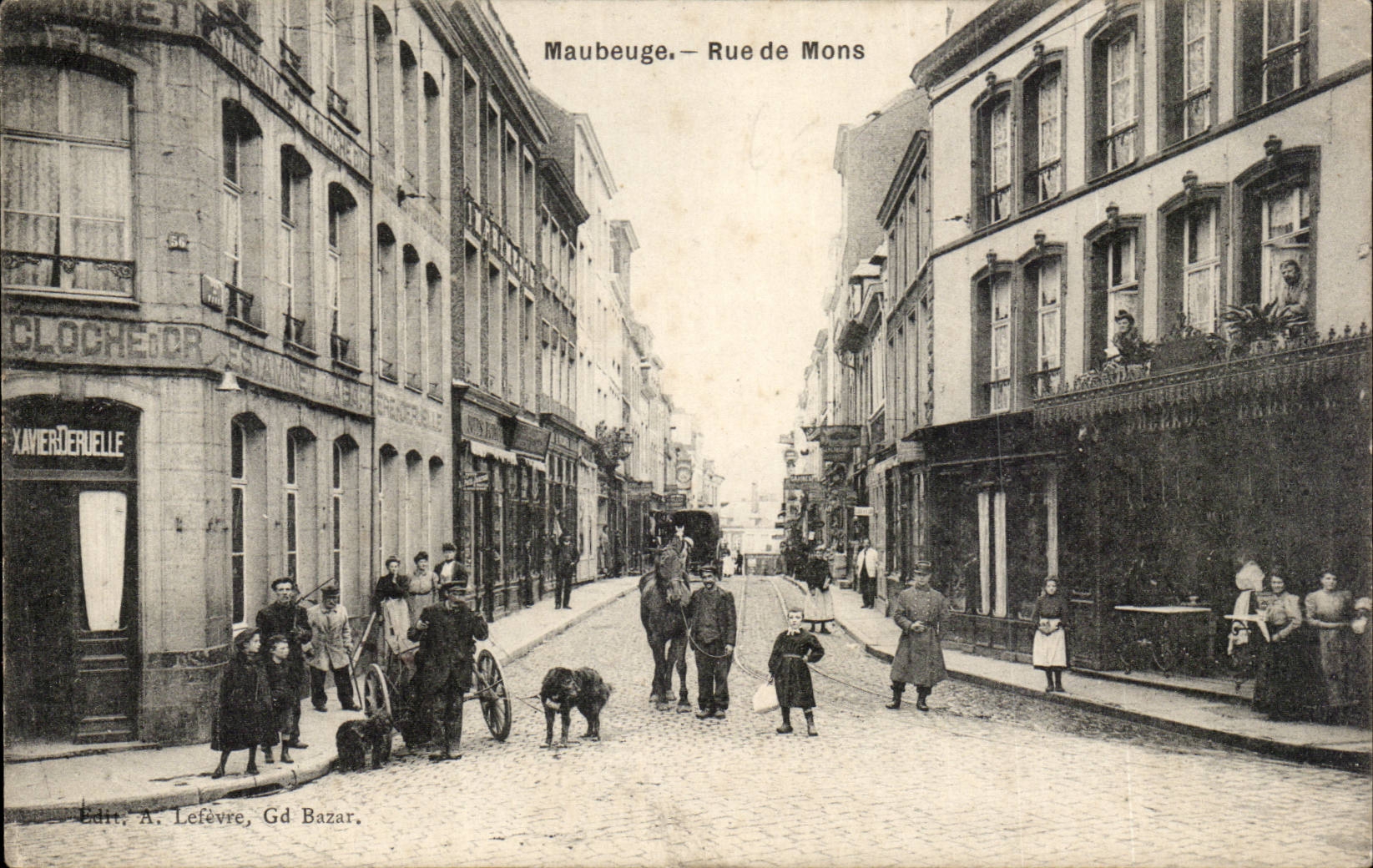 Maubeuge CPA Rue de Mons