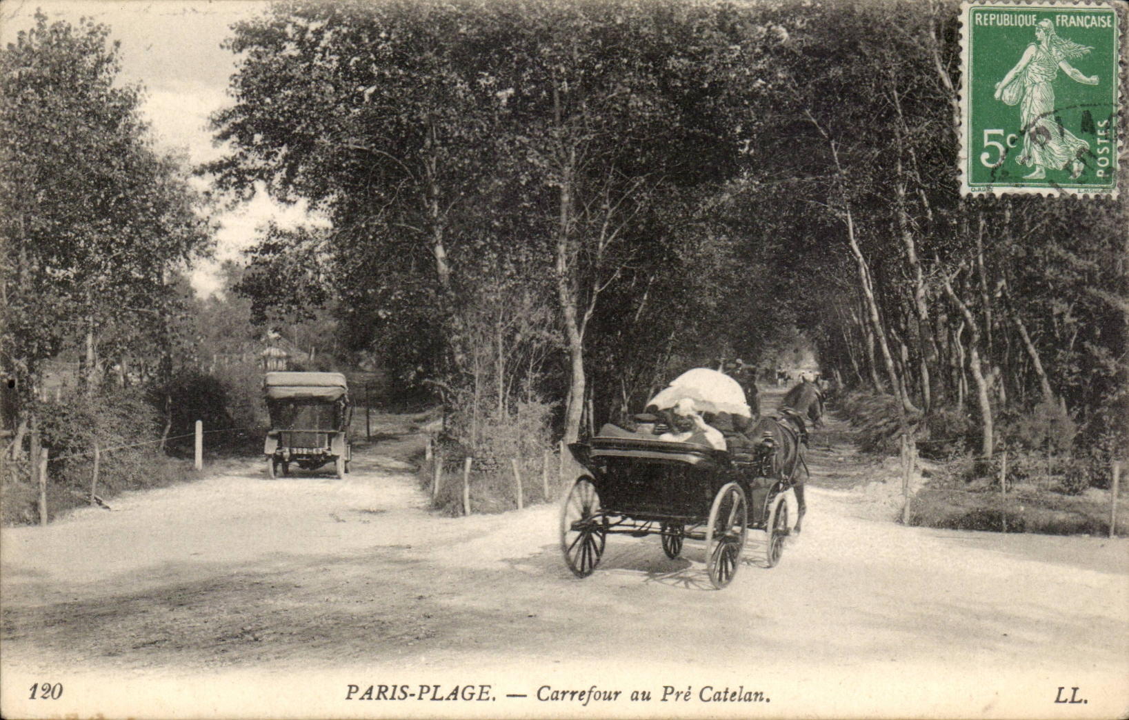PARIS-PLAGE — Carrefour au Pré Catelan — LL. n°120