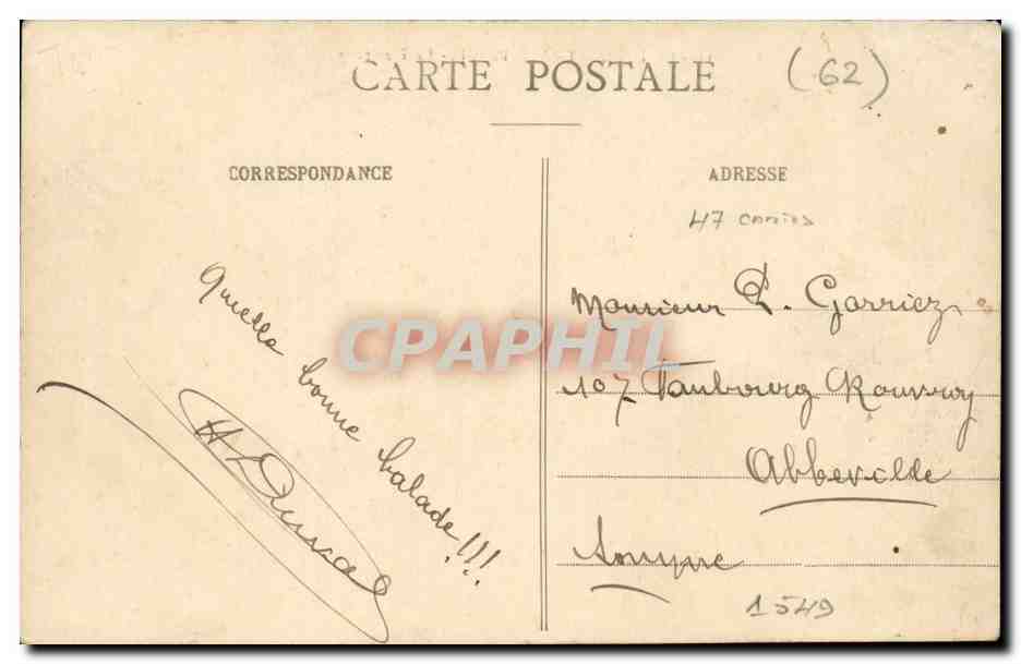 Le Touquet-Paris-Plage - La Trempette — H.D. éditeur, n°15 — Verso