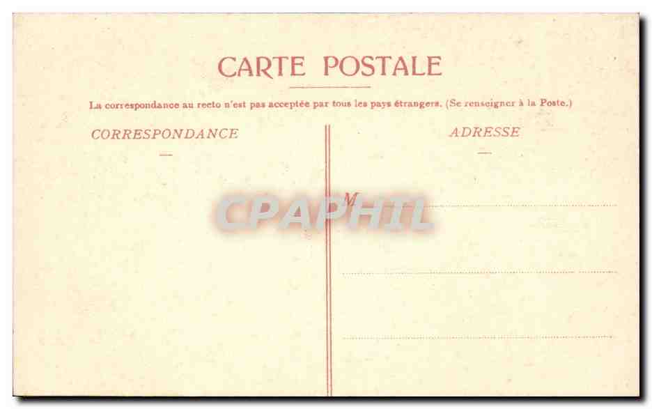 Calais — Une Rue du Courgain — Édition G.B.L. n°61 — Rückseite