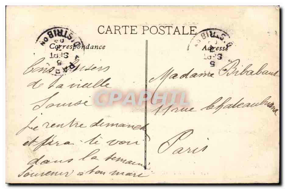 Berck-Plage — La Plage et l'Hôpital Maritime — éditeur non visible — Rückseite