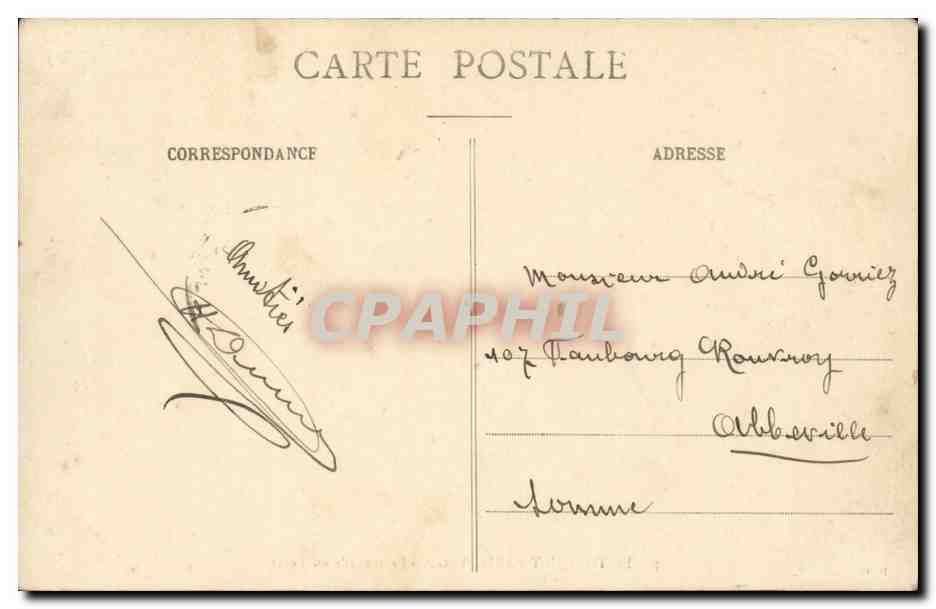 Le Touquet-Paris-Plage - Promenade en Forêt — éditeur non visible, n° de série 5 — Verso