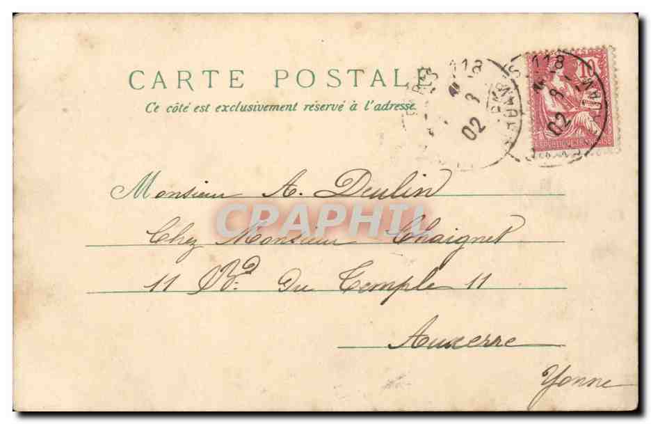 CPA Fantaise Enfants Paques Easter 1er avril poissons — Rückseite