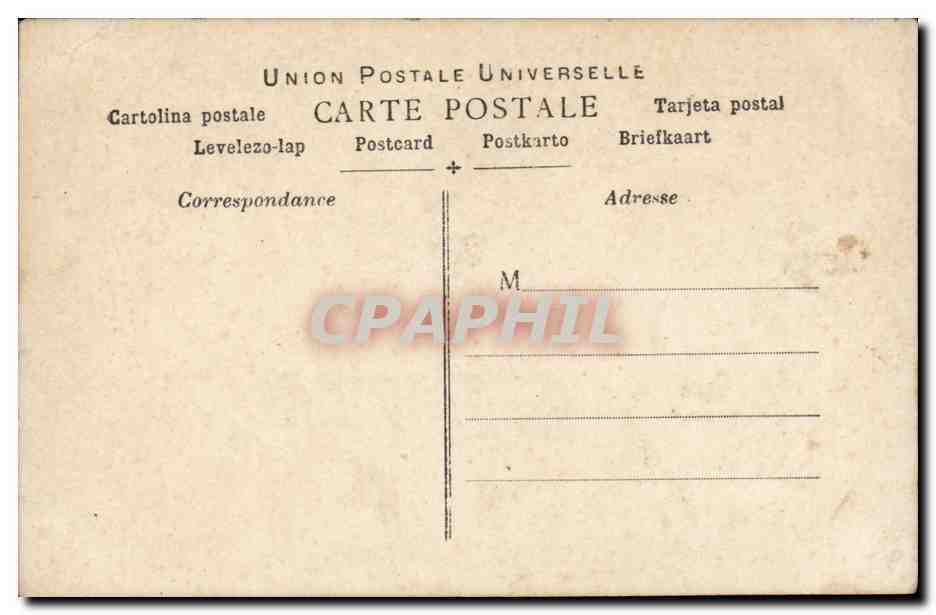 CPA Fantaise Femme Paques Easter 1er avril poissons — Verso