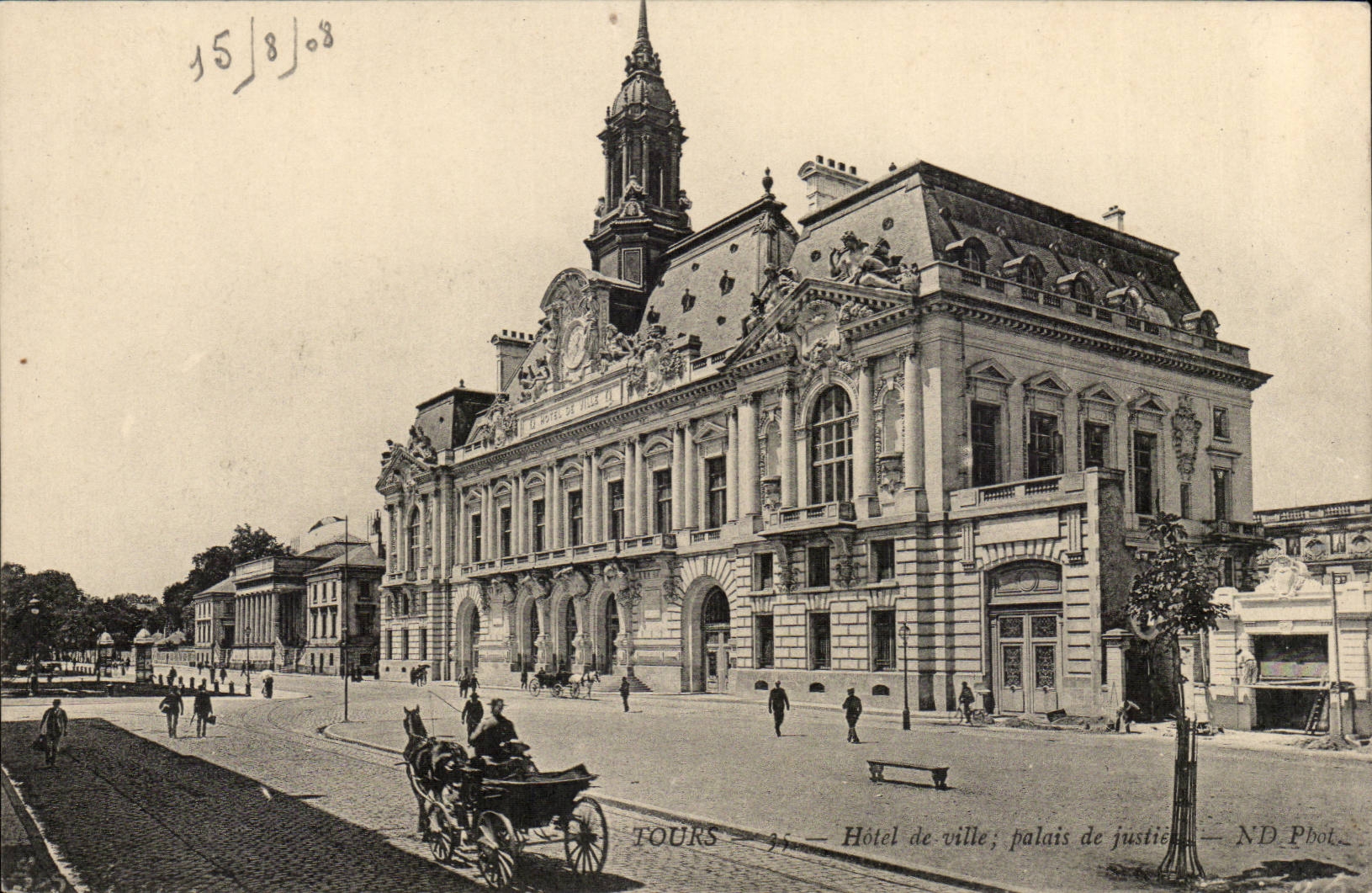 Tours CPA Hotel de ville palais de justice