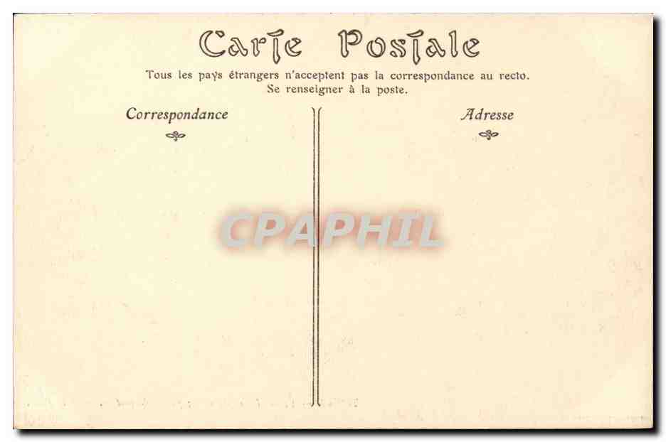 Tours CPA Hotel de ville palais de justice — Rückseite