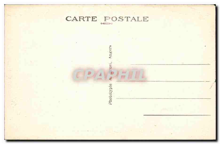 CPA Tours Le palais de justice — Rückseite