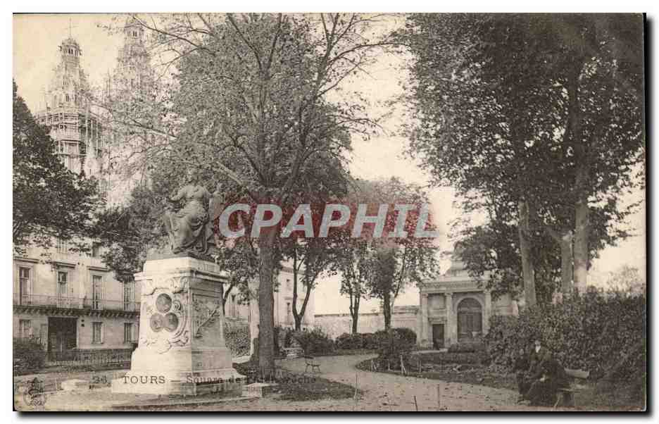 CPA Tours Square de l'archeveche