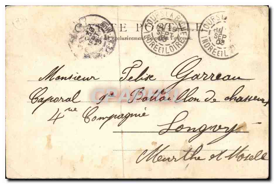 CPA Tours Vue generale — Rückseite