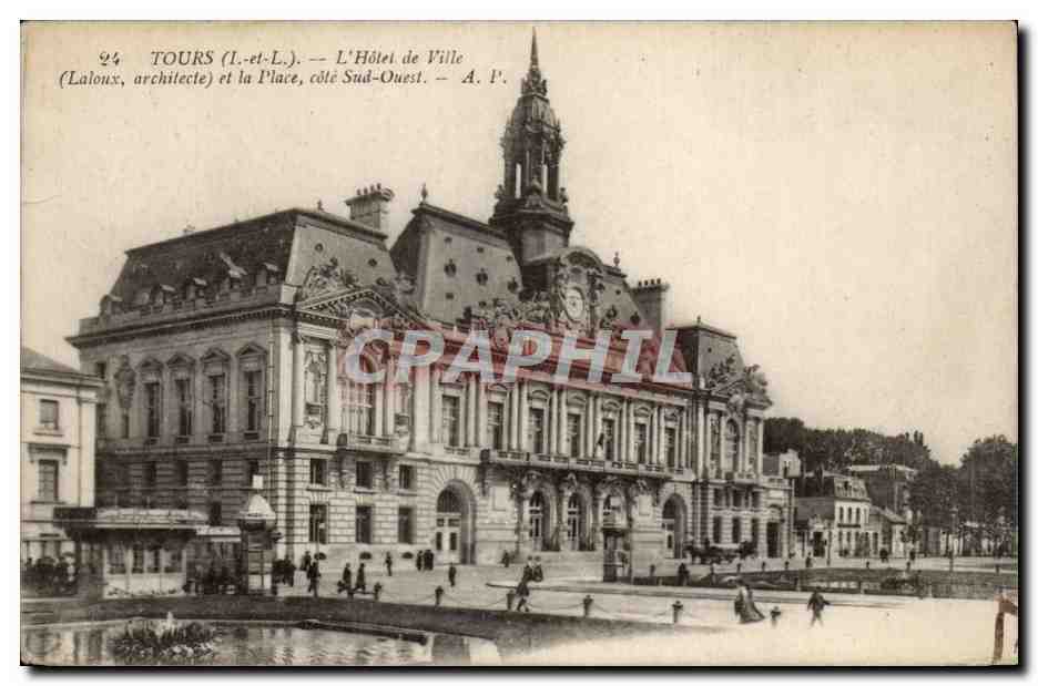 CPA Tours L'hotel de ville 