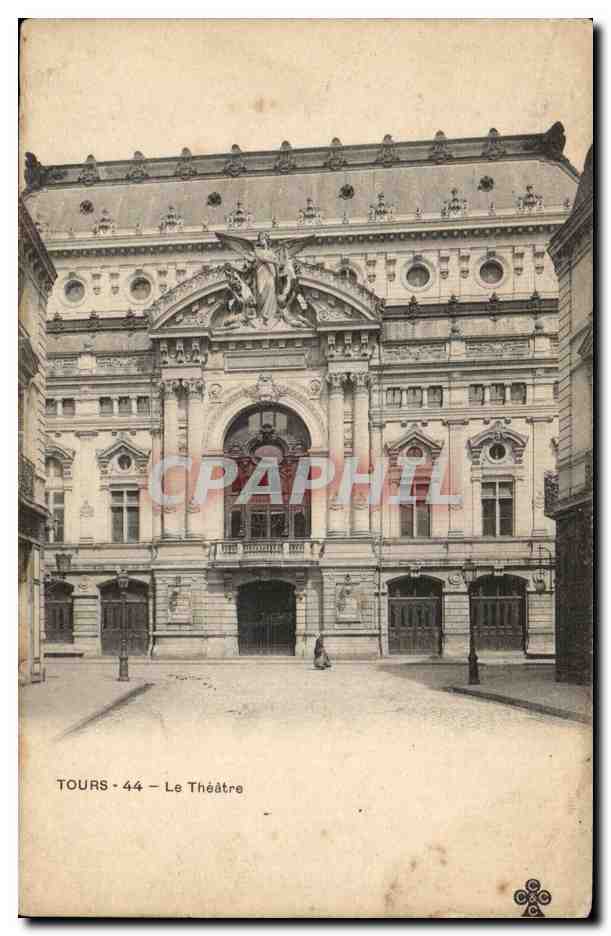 Tours - Le Theatre - CPA 