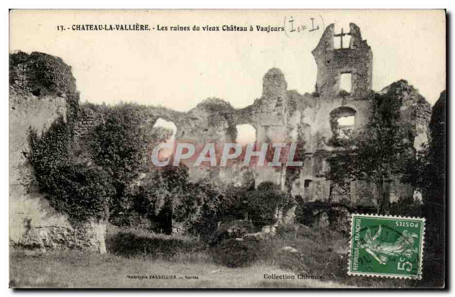 Chateau la Valliere - Les Ruines de Vieux Chateau a Vaujours - CPA 