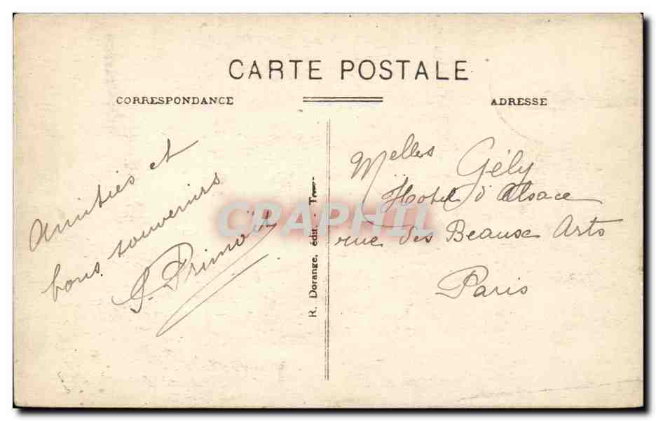 Azay le Rideau - Le Chateau Nationale - CPA  — Rückseite