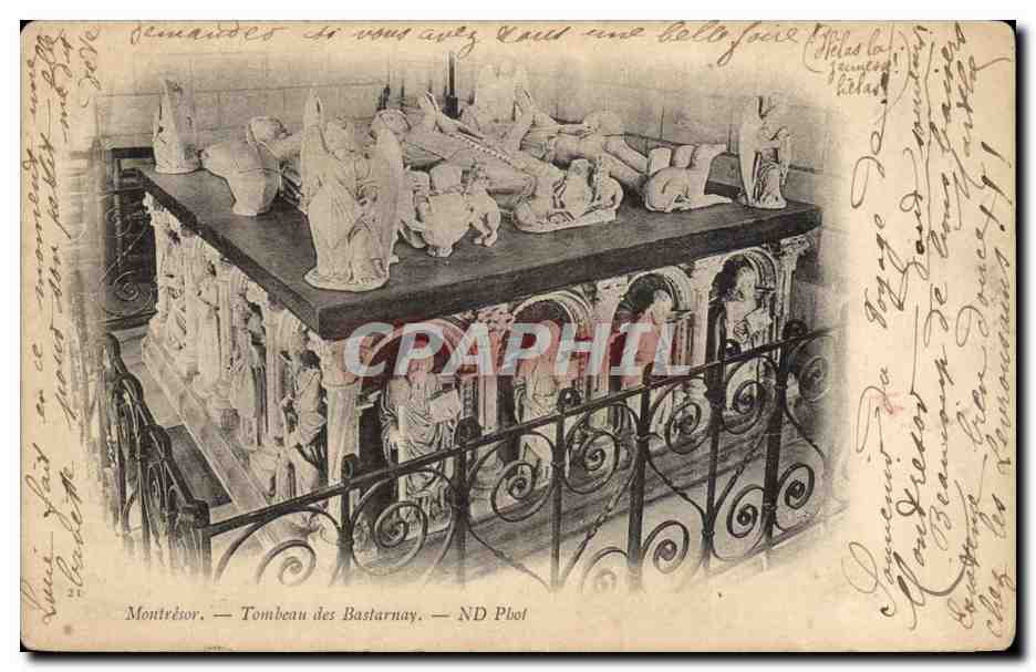 Montresor - tombeau des Bastarnay - CPA 